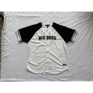 Vintage Big Dogs Men's Baseball Jersey Large NWT